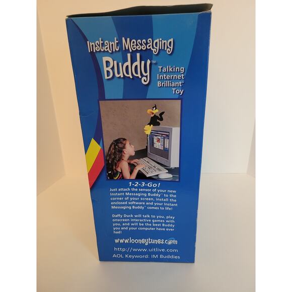 Vintage Looney Tunes Instant Message Buddy Talking Daffy Duck - Picture 8 of 10